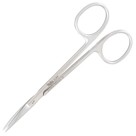MILTEX INTEGRA Iris Scissors, 4.5in, Curved 5-306
